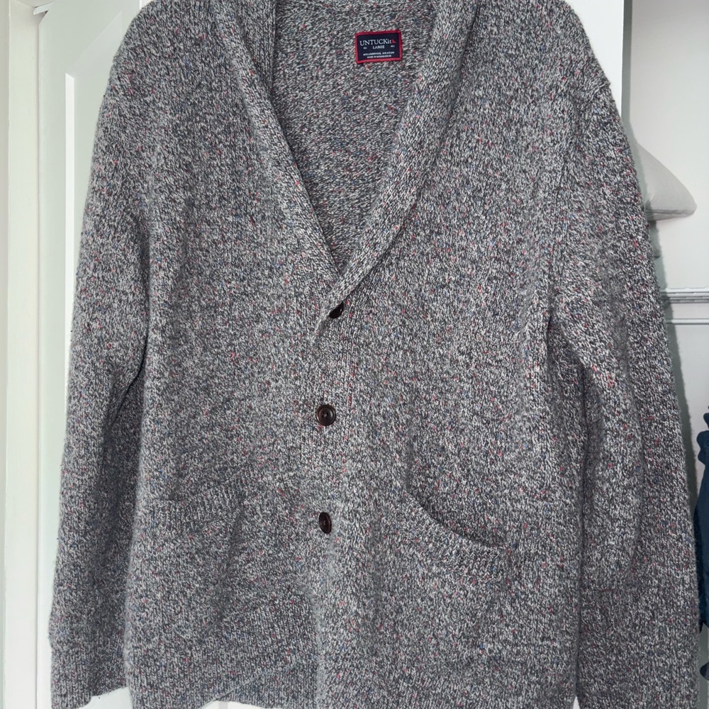 Untuckit Men’s Gray Sweater